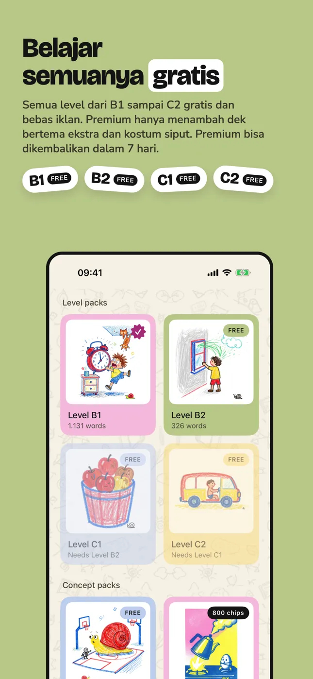 Belajar semuanya gratis